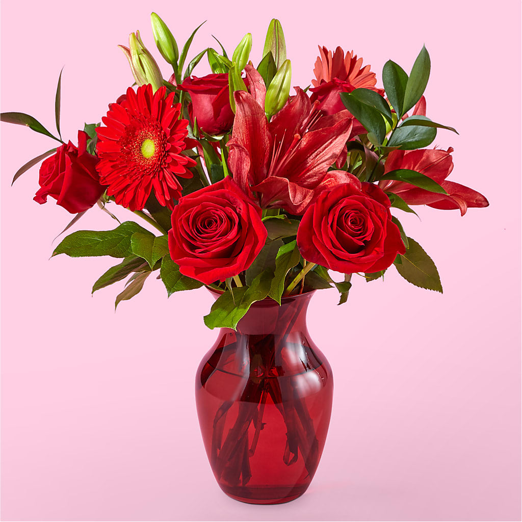 Burnin' Love Bouquet – Kiss Floral Llc, Claymont DE