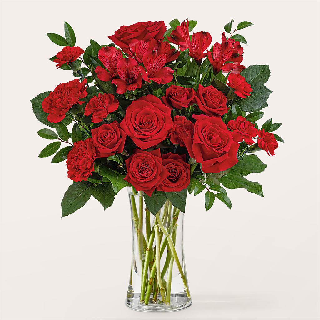 Brilliant Ruby Bouquet – Kiss Floral Llc, Claymont DE