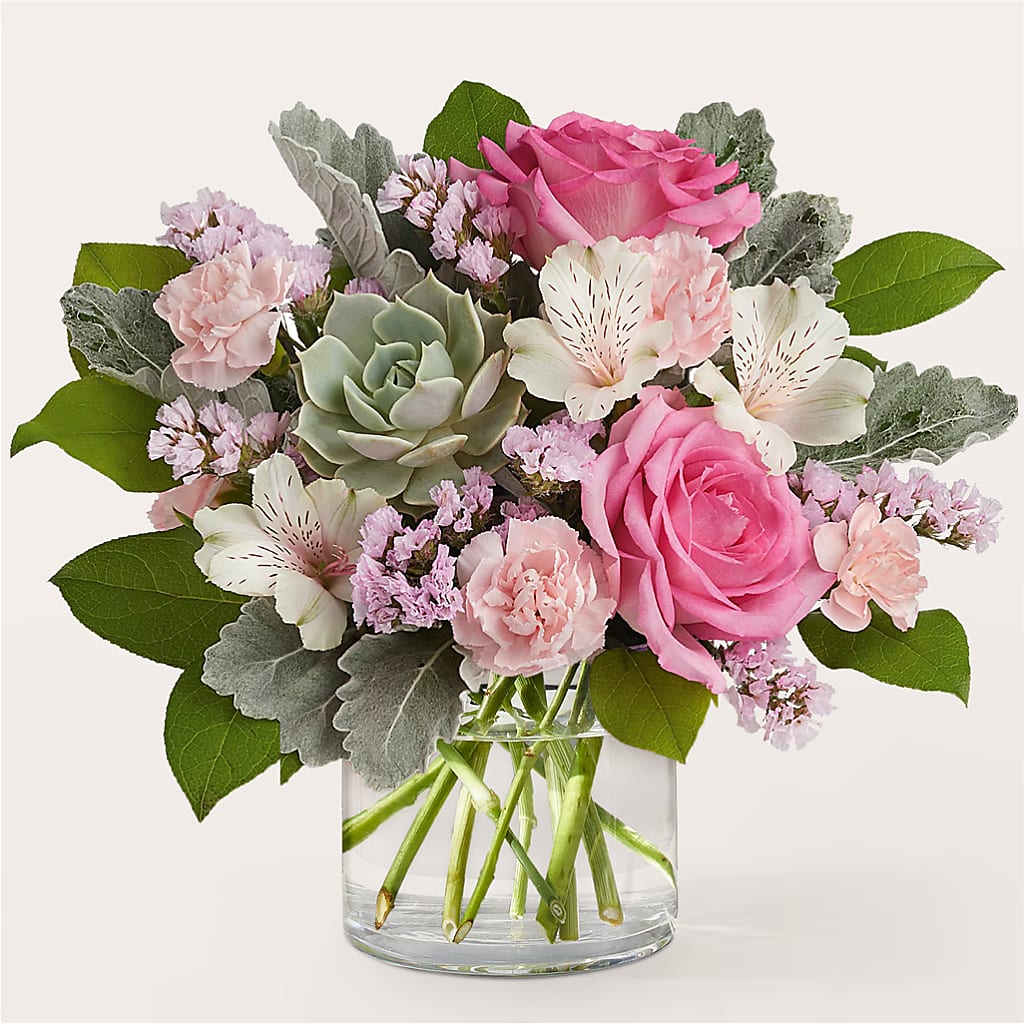 Dusty Rose Bouquet – Kiss Floral Llc, Claymont DE