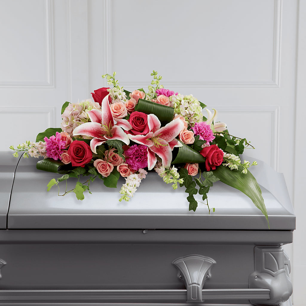 Splendid Grace Casket Spray – Kiss Floral Llc, Claymont DE