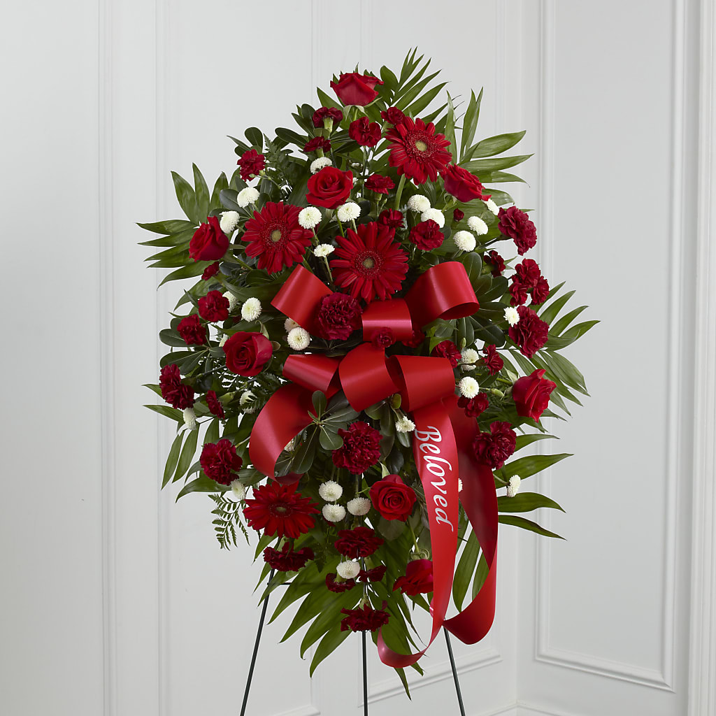 Treasured Memories Standing Spray – Kiss Floral Llc, Claymont DE