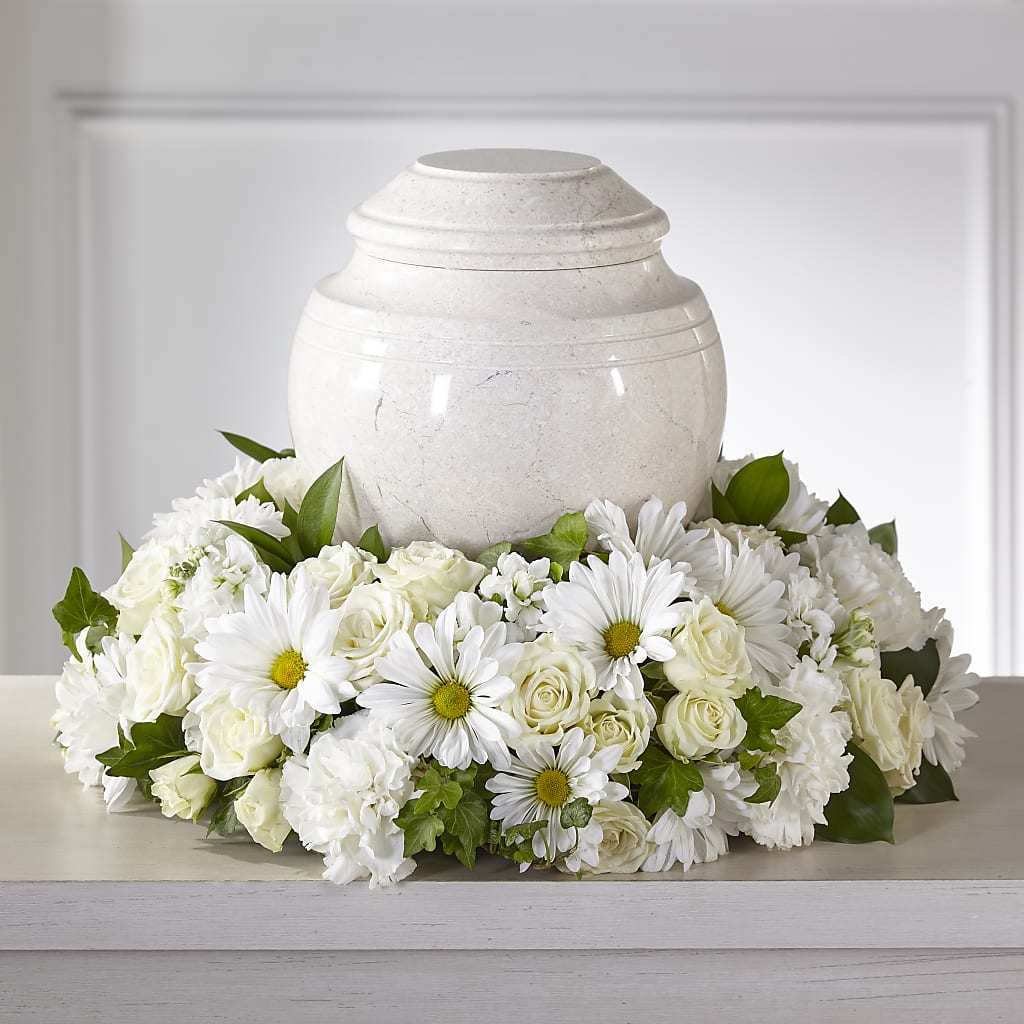 Ivory Gardens Cremation Adornment – Kiss Floral Llc, Claymont DE