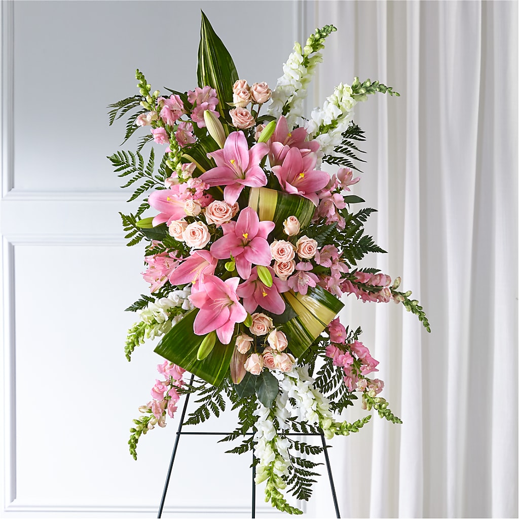 Elegant Embrace Standing Spray – Kiss Floral Llc, Claymont DE