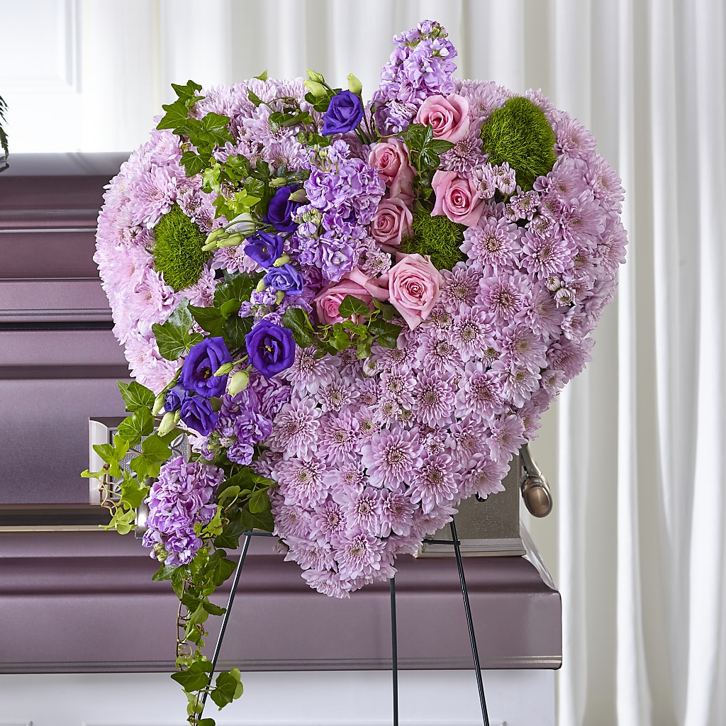 Treasured Love Standing Heart – Kiss Floral Llc, Claymont DE