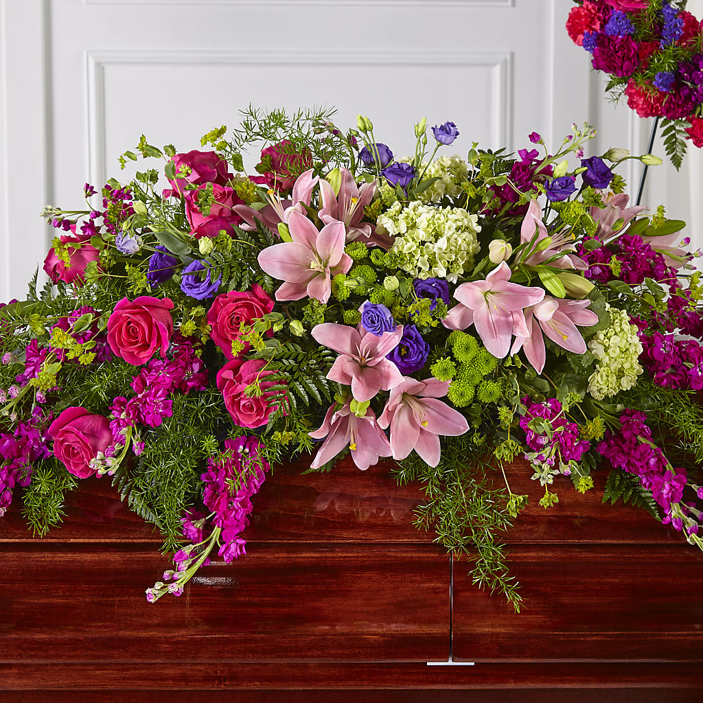 Radiant Tribute Casket Spray – Kiss Floral Llc, Claymont DE
