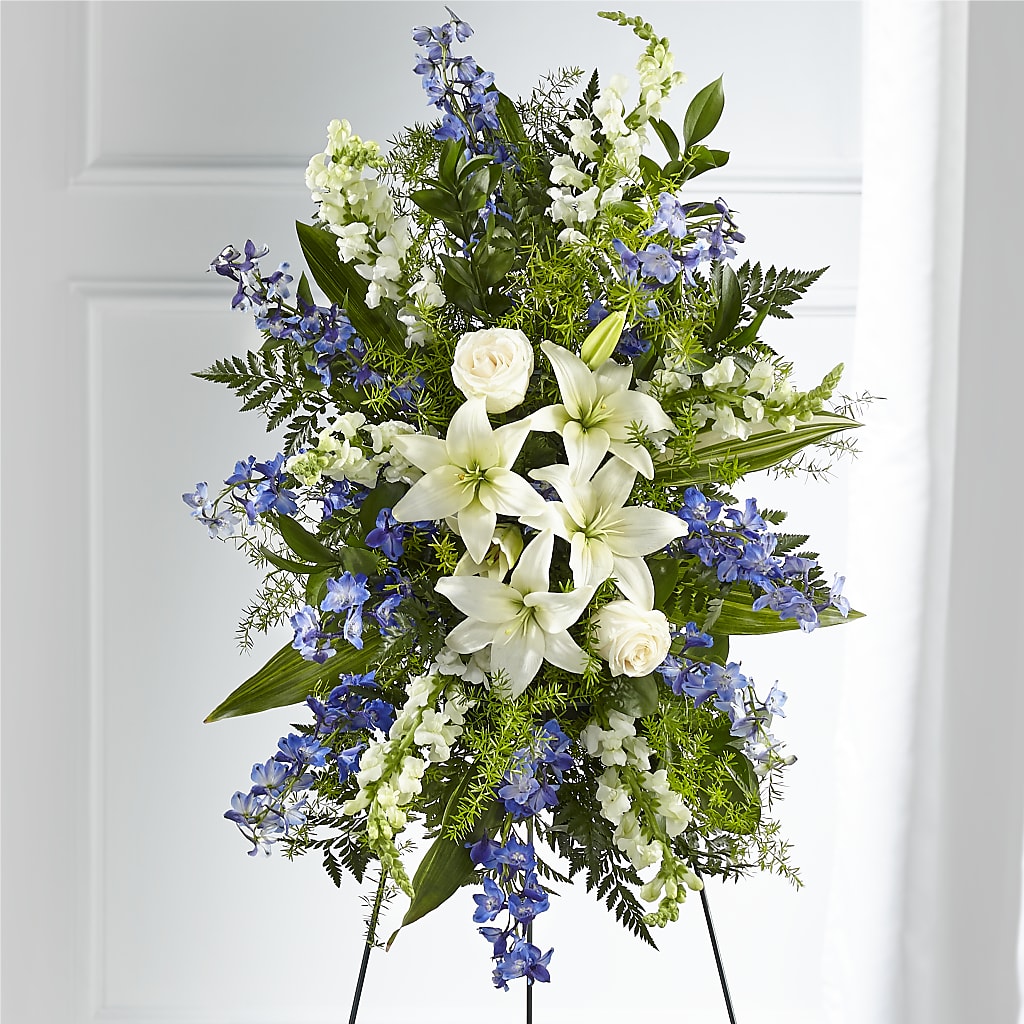 Faithful Friend Standing Spray – Kiss Floral Llc, Claymont DE