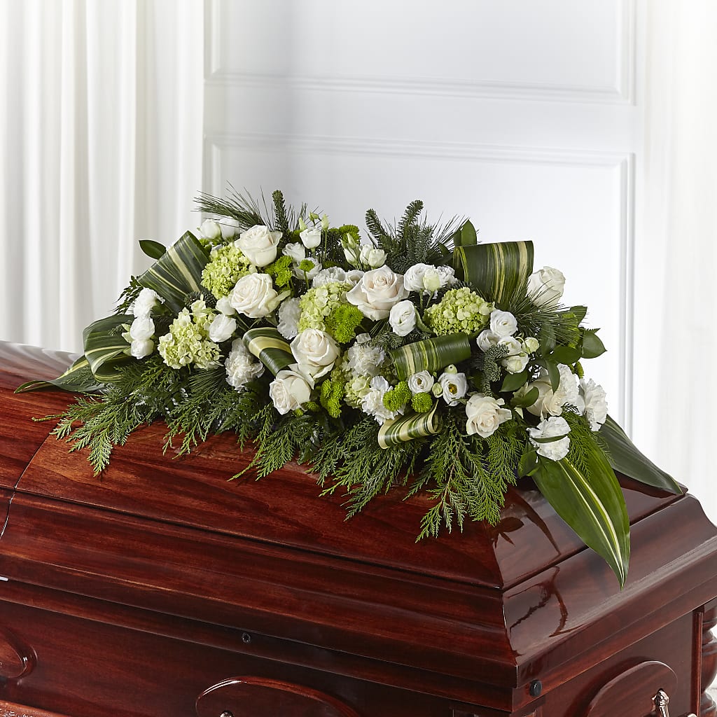 Hopeful Gesture Casket Spray – Kiss Floral Llc, Claymont DE