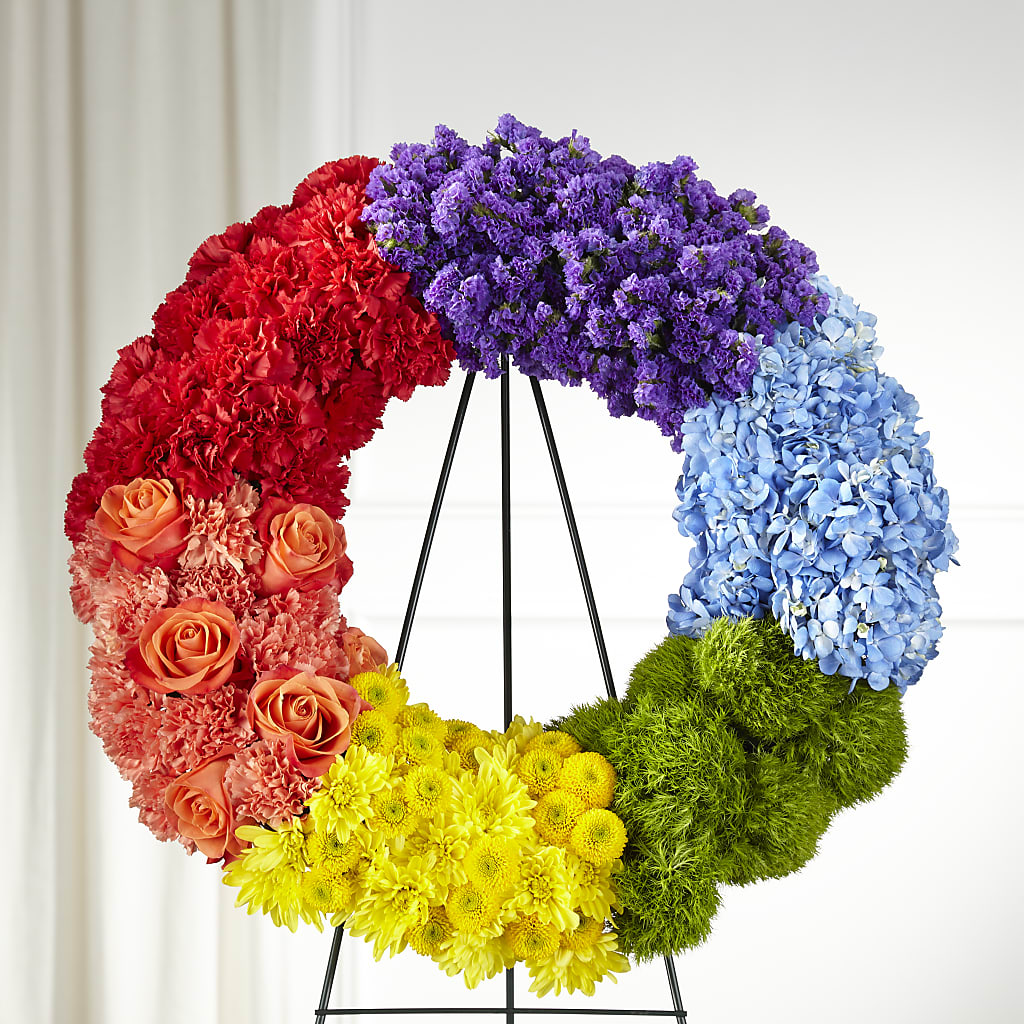 Circle of Love Wreath – Kiss Floral Llc, Claymont DE