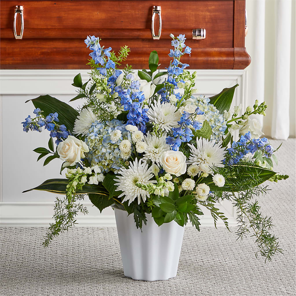 Everlasting Memories Floor Basket – Kiss Floral Llc, Claymont DE
