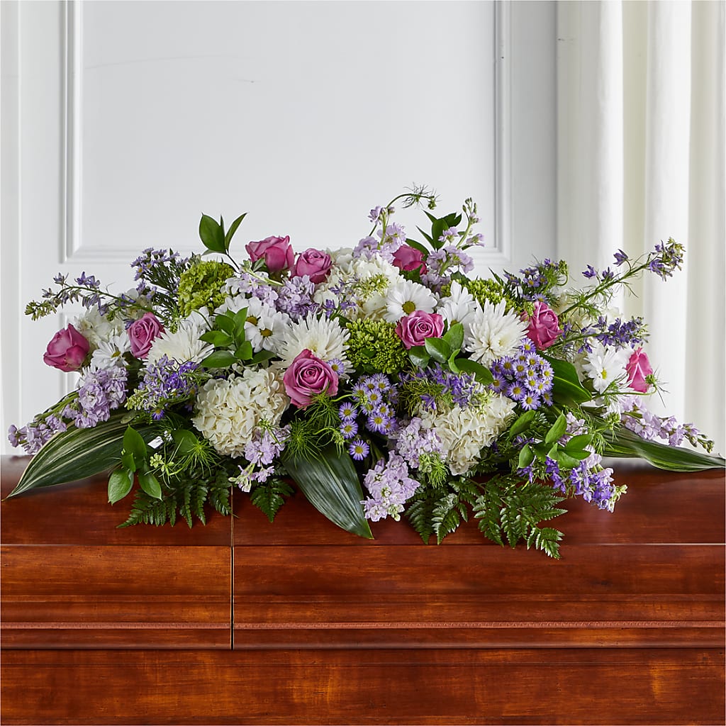 Meadows of Serenity Casket Spray – Kiss Floral Llc, Claymont DE