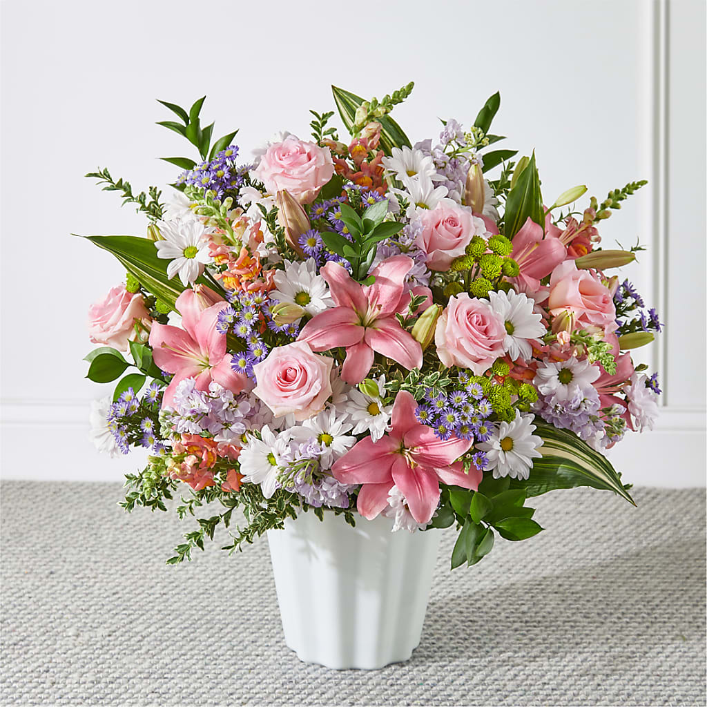 Abundant Compassion Floor Basket – Kiss Floral Llc, Claymont DE