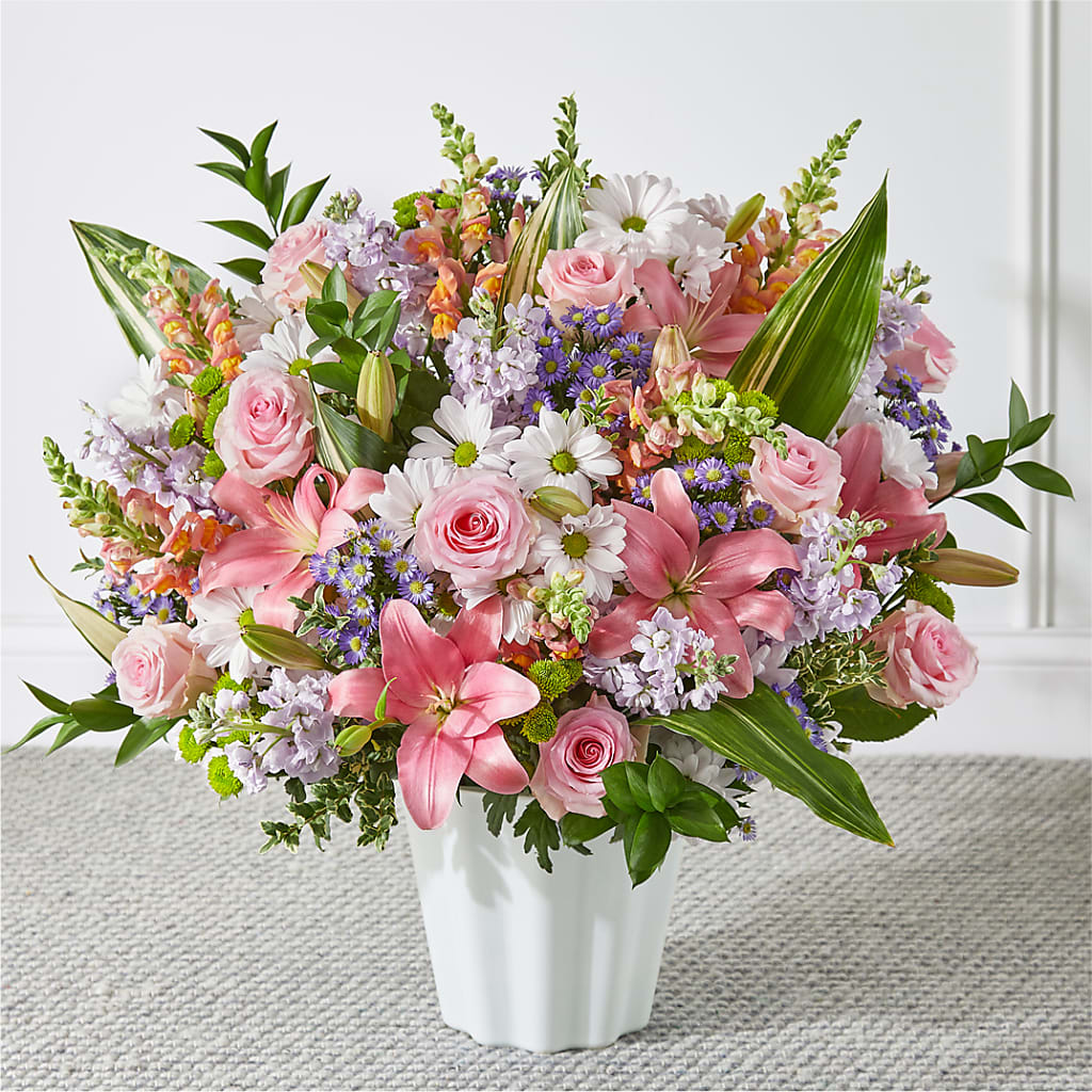 Abundant Compassion Floor Basket – Kiss Floral Llc, Claymont DE