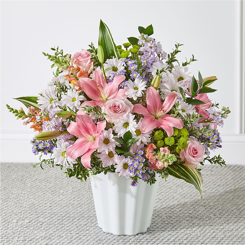 Abundant Compassion Floor Basket – Kiss Floral Llc, Claymont DE