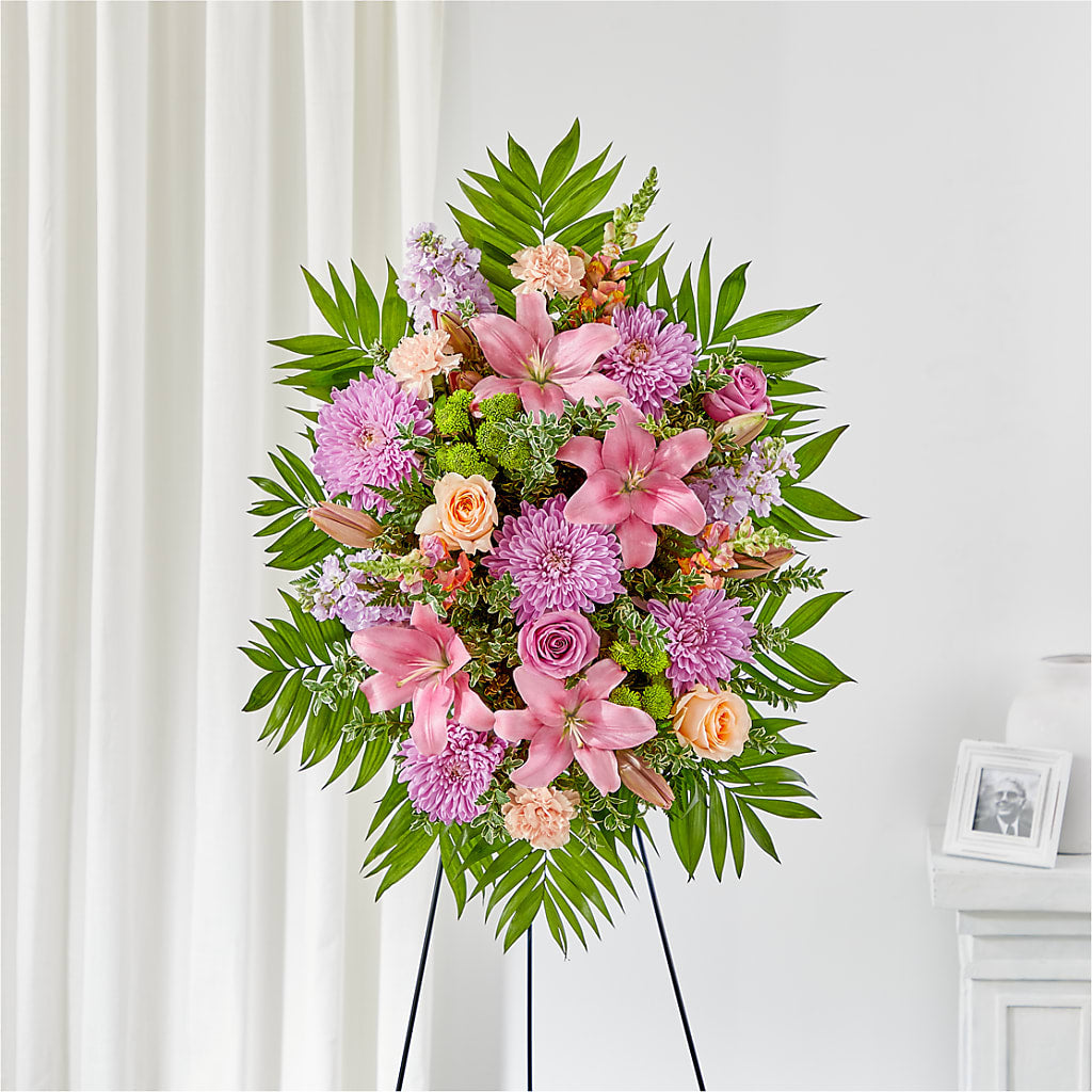 Love & Light Standing Spray – Kiss Floral Llc, Claymont DE