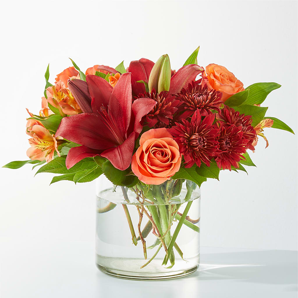 Crimson Leaves Bouquet – Kiss Floral Llc, Claymont DE