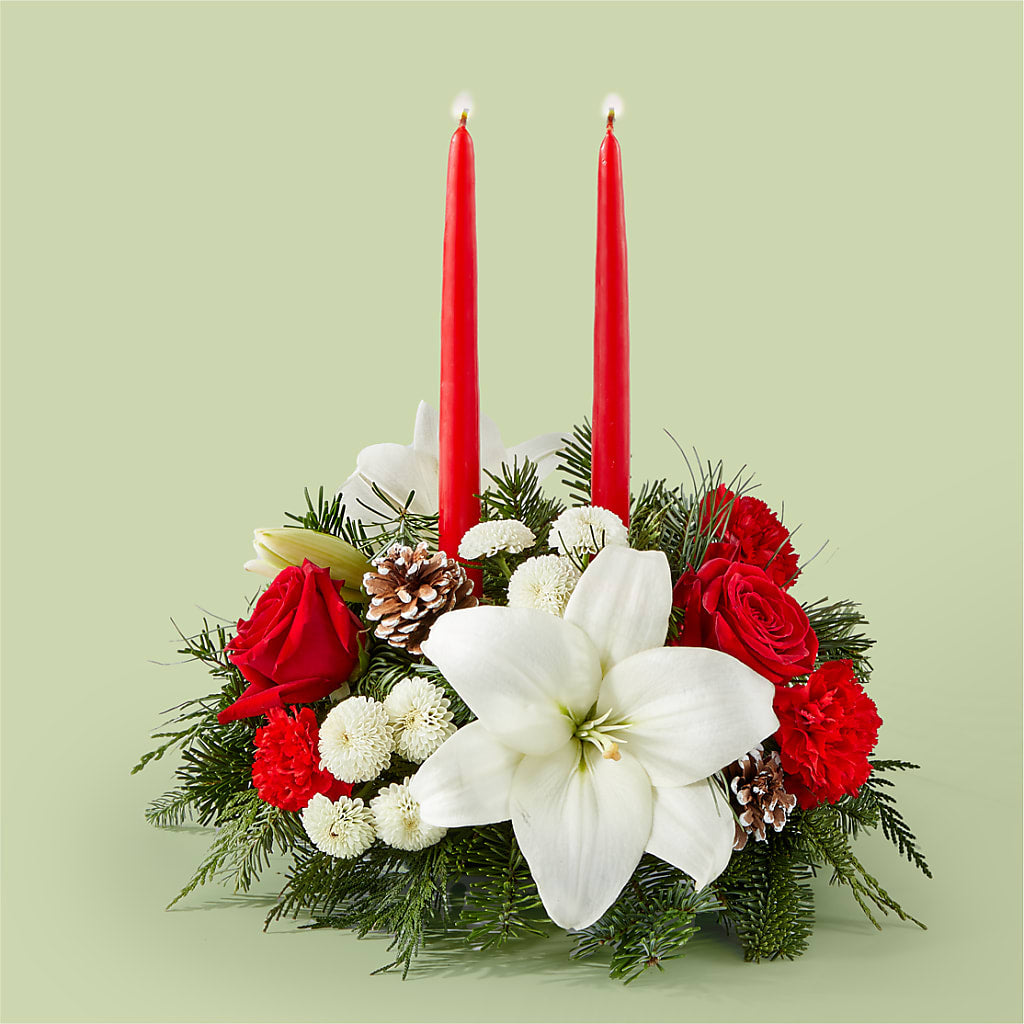 Seasonal Festivities Centerpiece – Kiss Floral Llc, Claymont DE