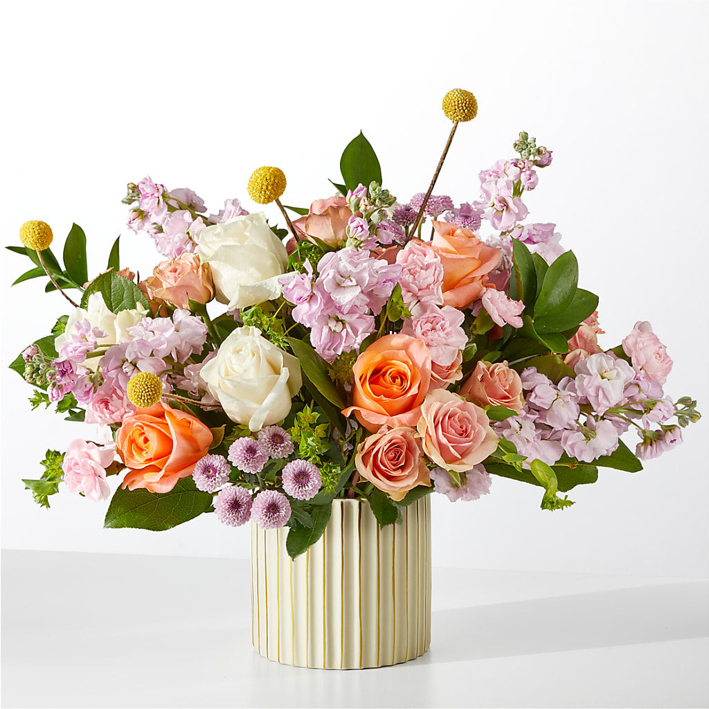 French Market Bouquet with Ivory Vase – Kiss Floral Llc, Claymont DE