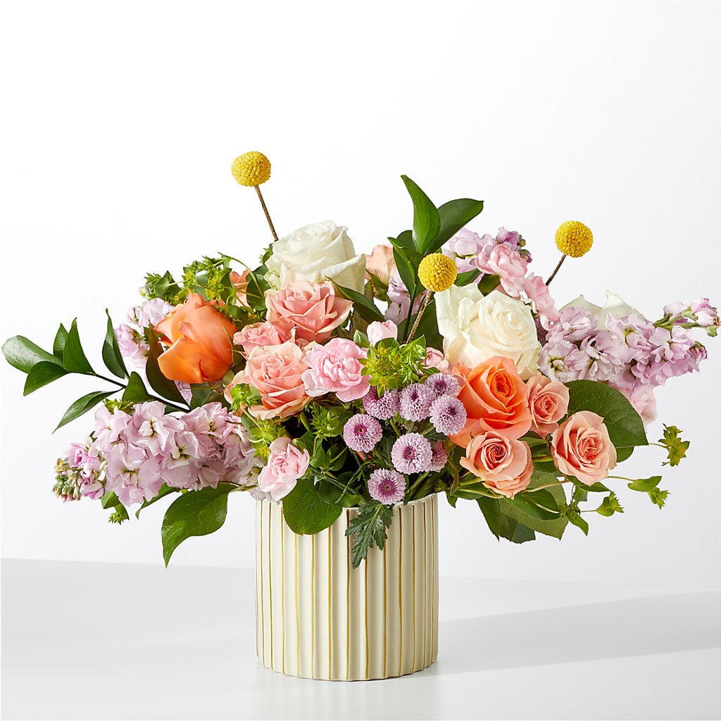 French Market Bouquet with Ivory Vase – Kiss Floral Llc, Claymont DE