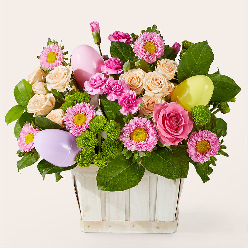 Get Eggcited Basket – Kiss Floral Llc, Claymont DE