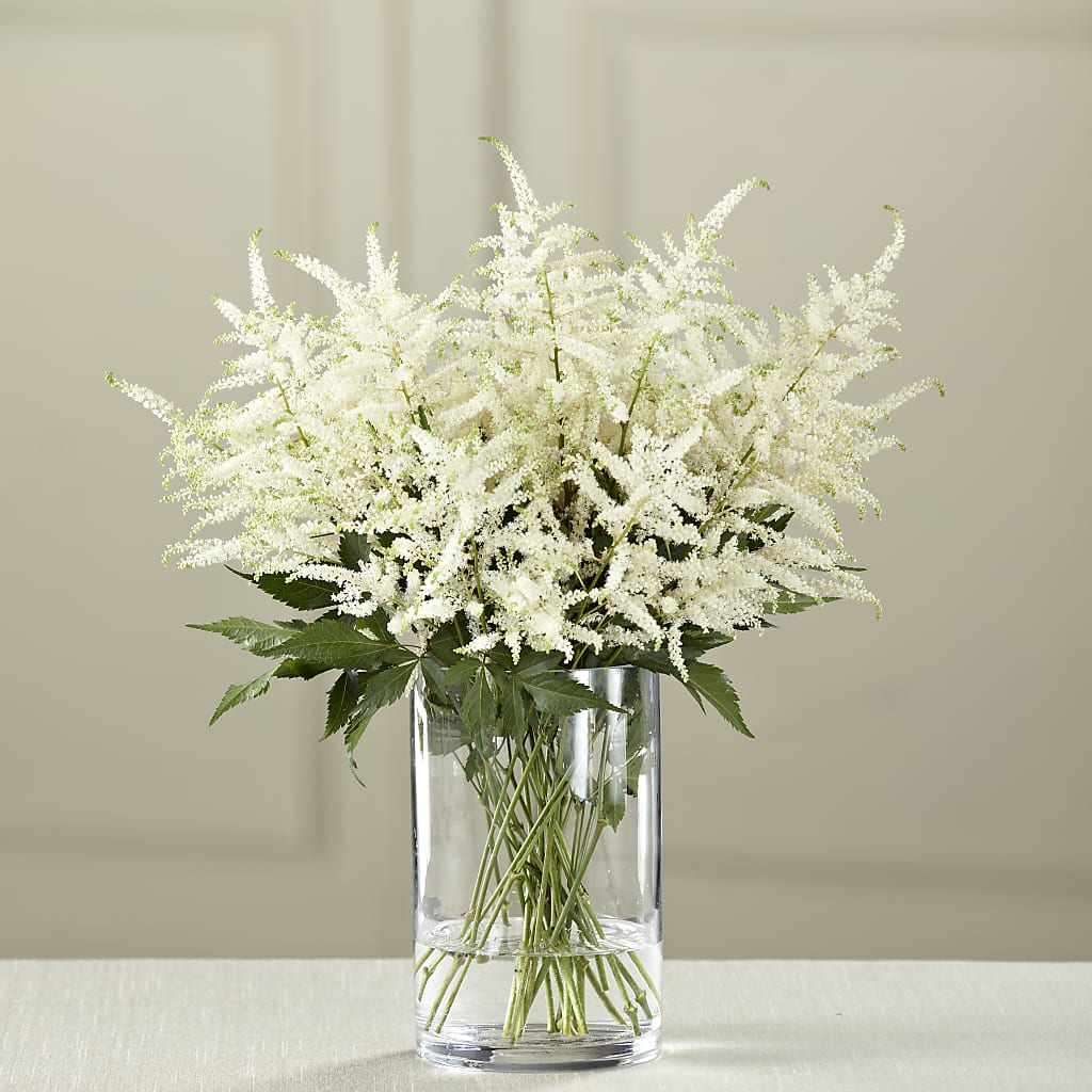 White Astilbe Bouquet – Kiss Floral Llc, Claymont DE
