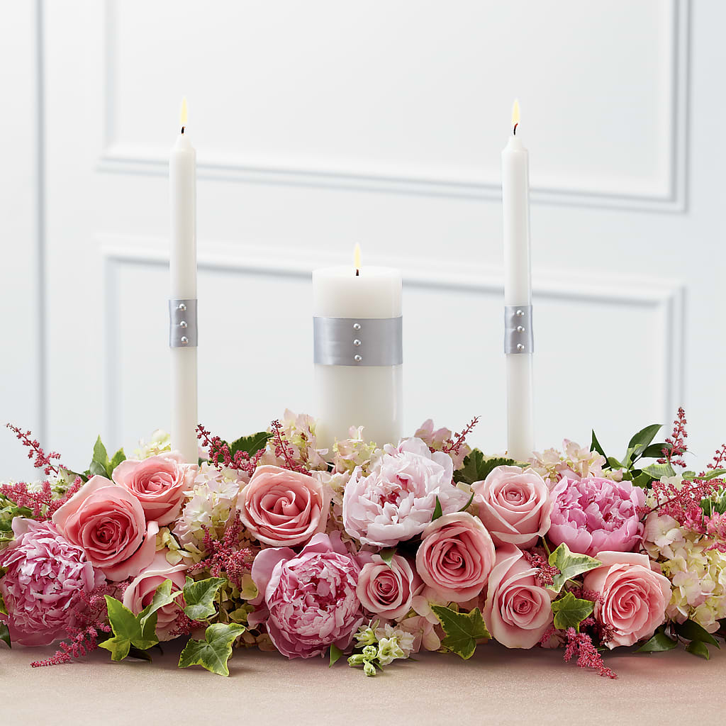 Worldwide Romance Unity Candle Arrangement – Kiss Floral Llc, Claymont DE