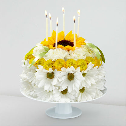 Birthday Smiles Floral Cake –  Kiss Floral Llc, Claymont DE