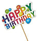 Happy Birthday Pick –  Kiss Floral Llc, Claymont DE