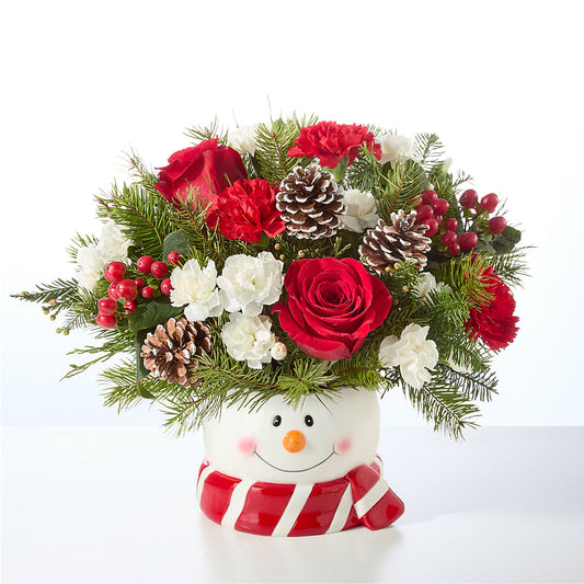 Jolly Snowman Bouquet –  Kiss Floral Llc, Claymont DE