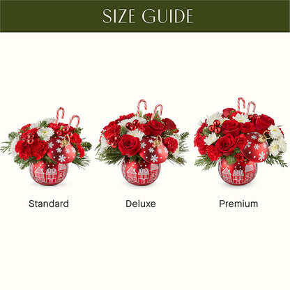 Cheer in the Air Ornament –  Kiss Floral Llc, Claymont DE
