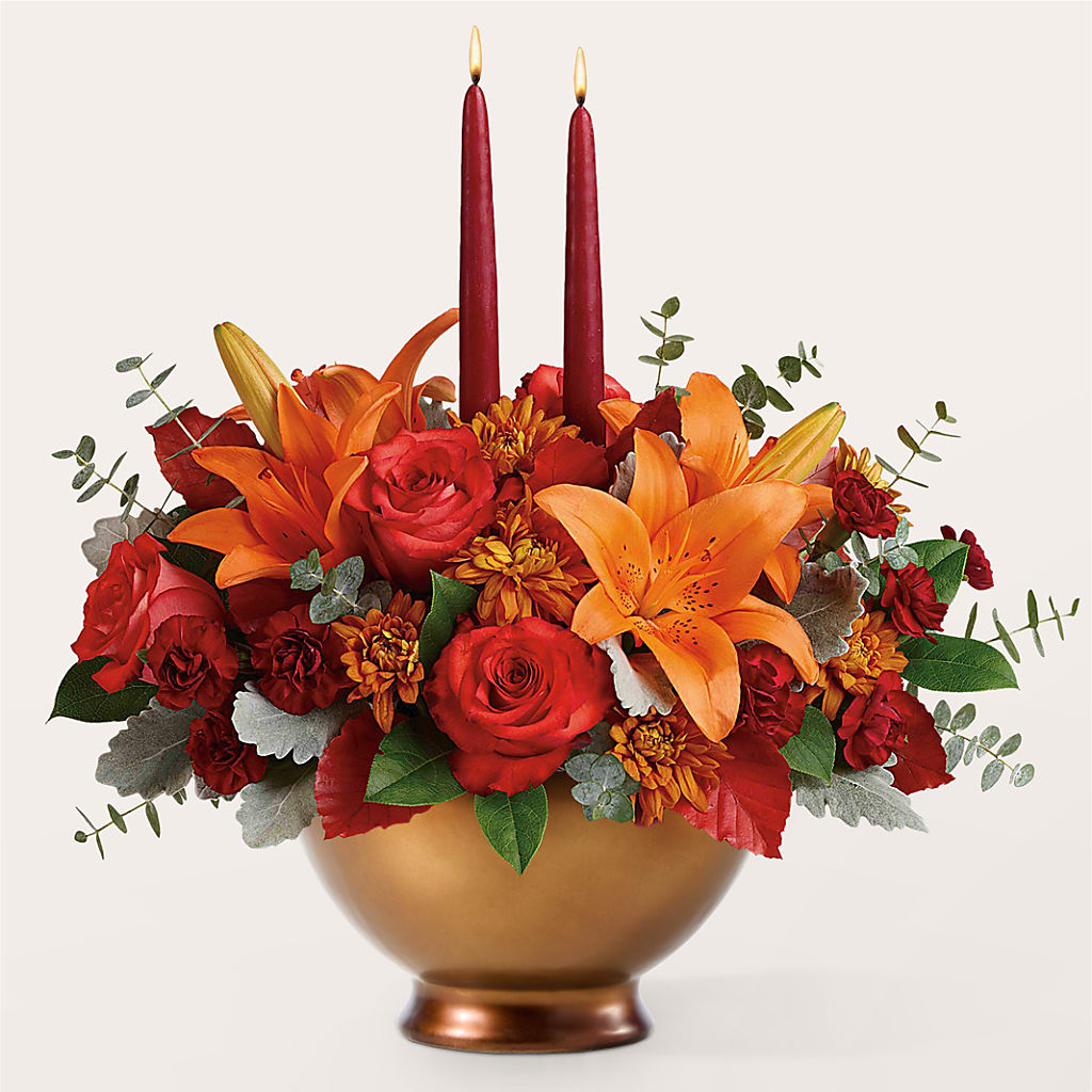 Fruits of Fall Centerpiece –  Kiss Floral Llc, Claymont DE