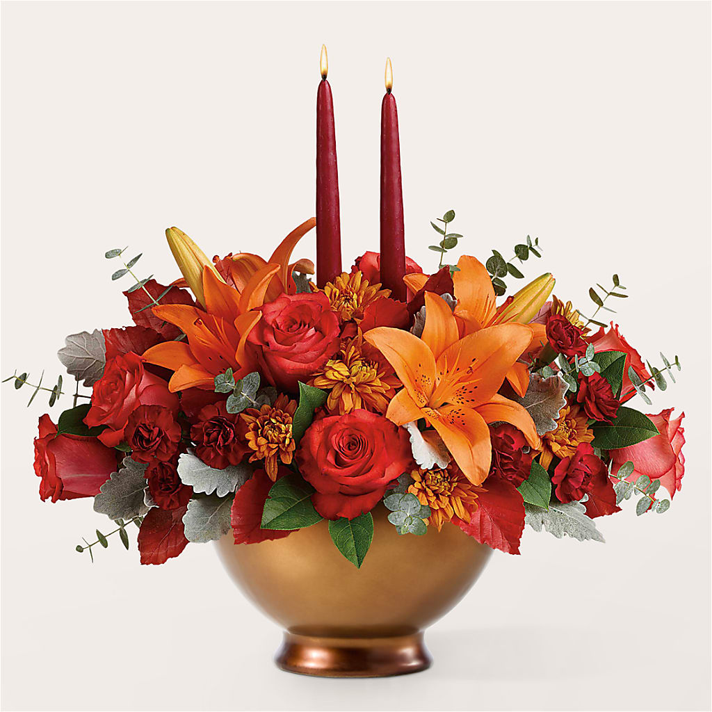 Fruits of Fall Centerpiece –  Kiss Floral Llc, Claymont DE