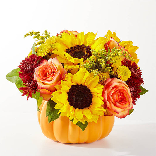 Golden Gourd Pumpkin Bouquet –  Kiss Floral Llc, Claymont DE