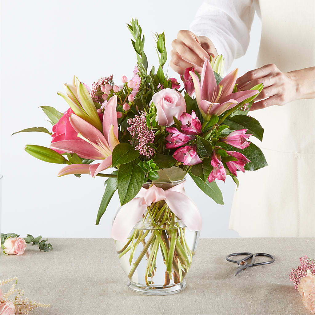 Pink Ribbon - A Florist Original –  Kiss Floral Llc, Claymont DE