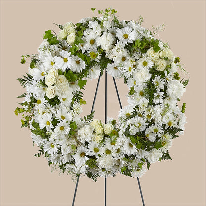 Faithful Wishes Wreath –  Kiss Floral Llc, Claymont DE