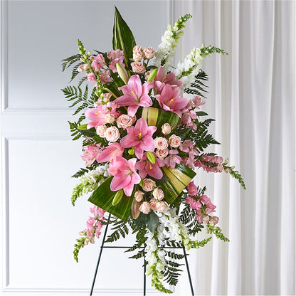 Elegant Embrace Standing Spray –  Kiss Floral Llc, Claymont DE