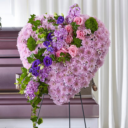 Treasured Love Standing Heart –  Kiss Floral Llc, Claymont DE
