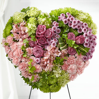 Heartwarming Standing Heart –  Kiss Floral Llc, Claymont DE