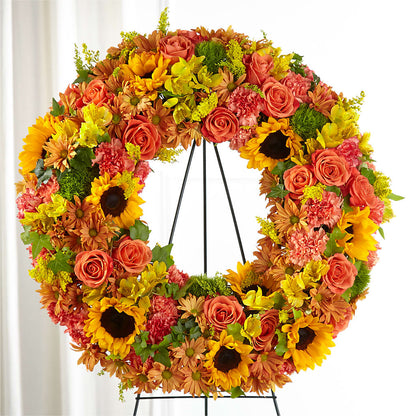 Autumnal Memories Wreath (Standard) –  Kiss Floral Llc, Claymont DE