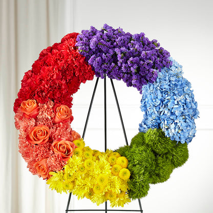 Circle of Love Wreath –  Kiss Floral Llc, Claymont DE