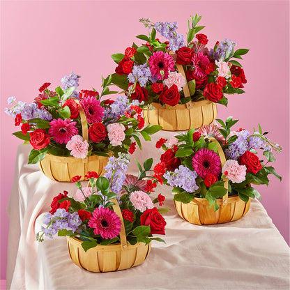 Pink Picnic Basket –  Kiss Floral Llc, Claymont DE