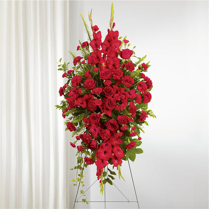 From the Heart Standing Spray –  Kiss Floral Llc, Claymont DE