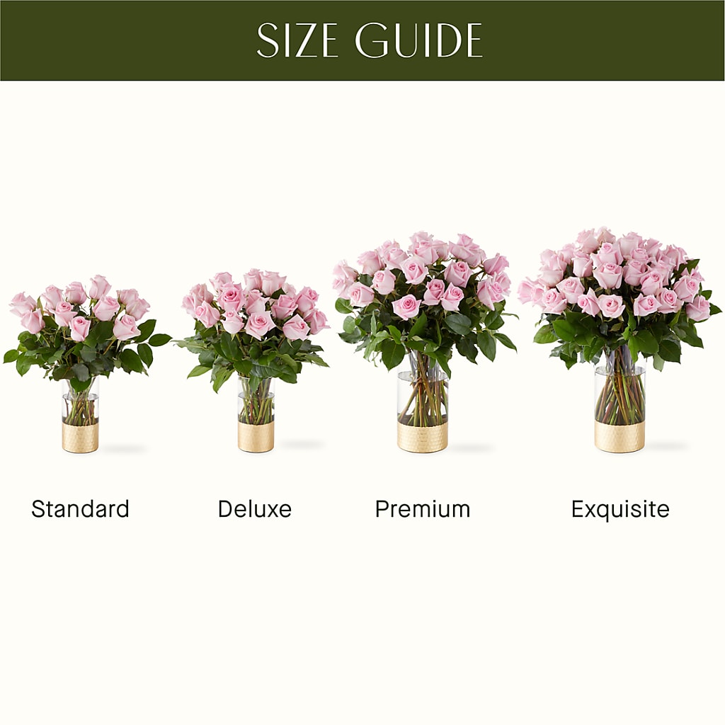 Picture Perfect Pink Rose Bouquet –  Kiss Floral Llc, Claymont DE