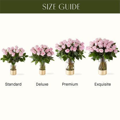 Picture Perfect Pink Rose Bouquet –  Kiss Floral Llc, Claymont DE