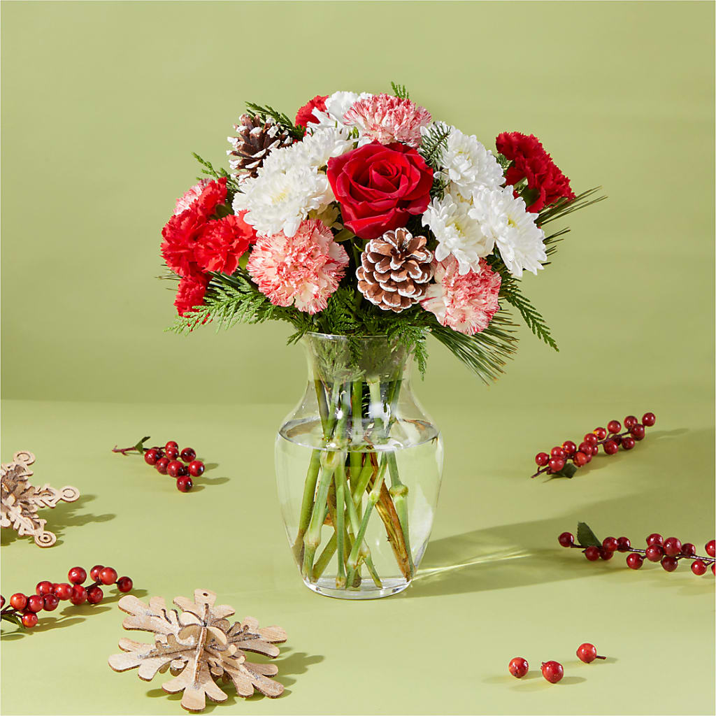 Candy Cane Lane Bouquet –  Kiss Floral Llc, Claymont DE