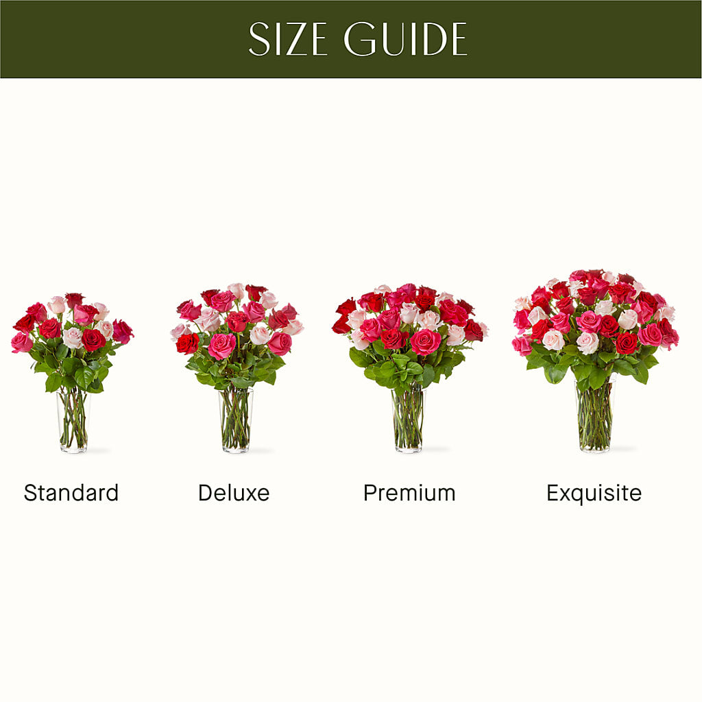 Charming Rose Bouquet –  Kiss Floral Llc, Claymont DE