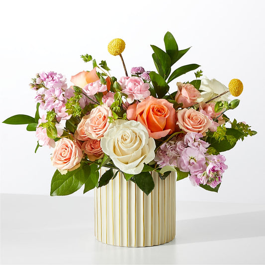 French Market Bouquet with Ivory Vase –  Kiss Floral Llc, Claymont DE