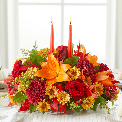 Autumn's Embrace Centerpiece –  Kiss Floral Llc, Claymont DE