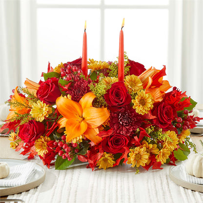 Autumn's Embrace Centerpiece –  Kiss Floral Llc, Claymont DE