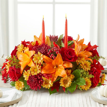 Autumn's Embrace Centerpiece –  Kiss Floral Llc, Claymont DE