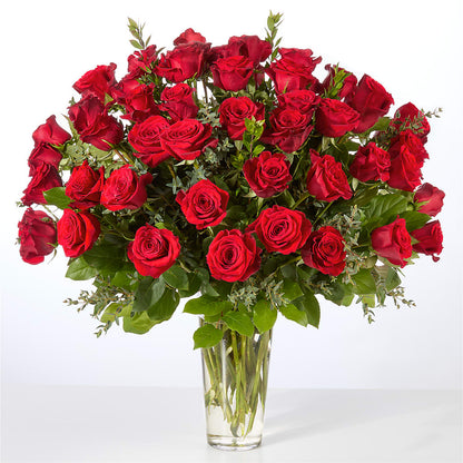 Forever Yours Fifty Stem Red Rose Bouquet –  Kiss Floral Llc, Claymont DE